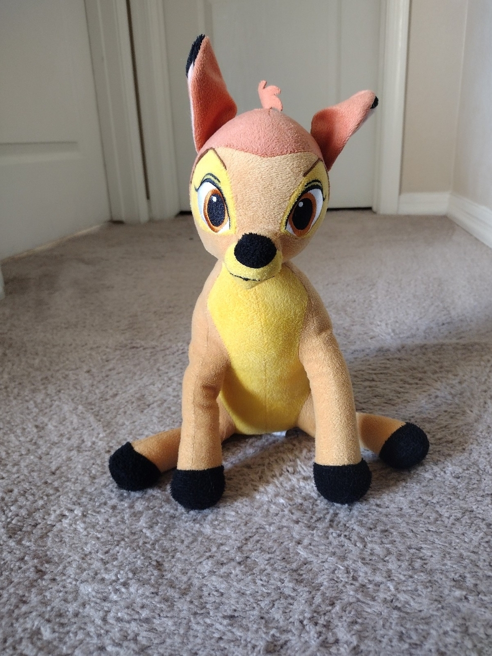 Disney Bambi Plush Toy - Yellow/Brown Fawn Stuffed Animal
